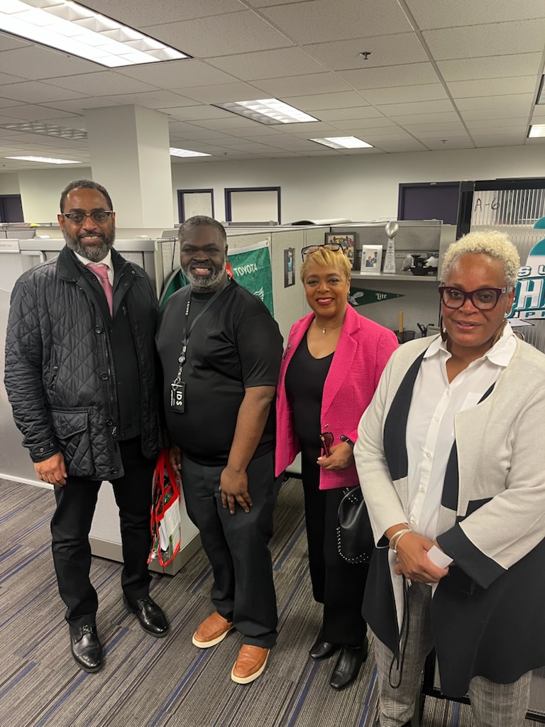 Chaz with Councilwoman Cindy Bass, Deputy Chief of Staff Shawn Smalley and Charlotte Wroton Photo of Chaz with Councilwoman Cindy Bass, Deputy Chief of Staff Shawn Smalley, and Charlotte Wroton